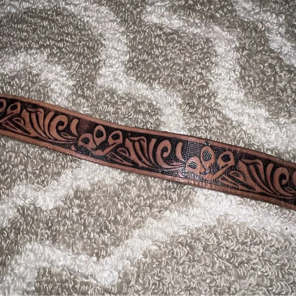 Buckle leather size 36 belt Brutus